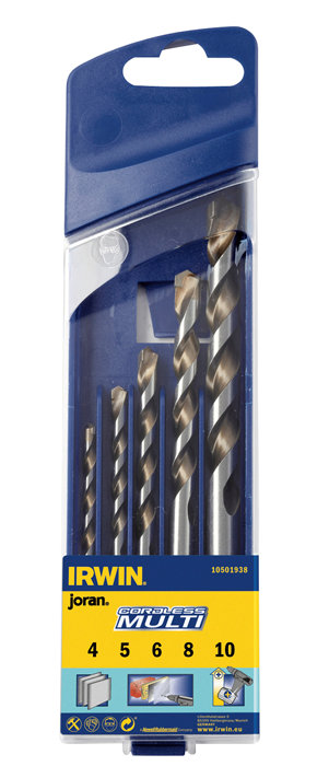 Irwin Cordless Multiborsett - 5 deler